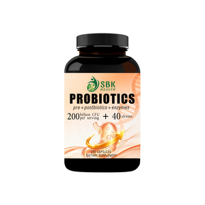 Cápsulas Prebióticas Personalizables con Enzimas Postbióticas que Favorecen la Salud Digestiva, Píldoras Veganas para el Intestino - Product Image 1