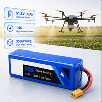 Drone UAV Jarak Jauh 51.8V 30Ah 10C 350Wh/kg Paket Daya Pengosongan Tinggi Li-ion untuk Perangkat Perlindungan Tanaman Pertanian Udara