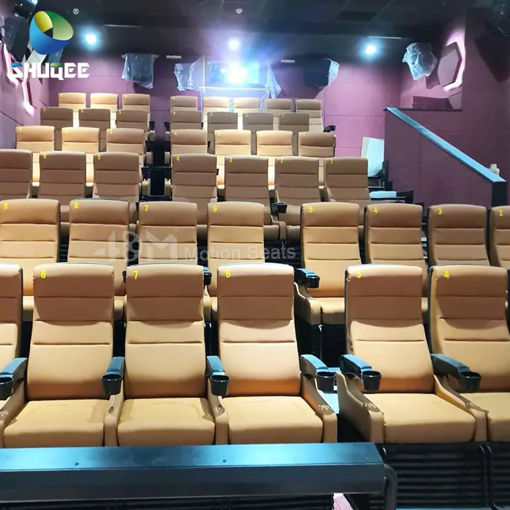 Nhà sản xuất 4D Nhà hát năng động Ghế cuối cùng 4D rạp chiếu phim kinh nghiệm