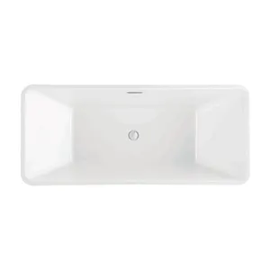 Luxury Modern Style Indoor Solid Surface Acrylic Freestanding Bathtub