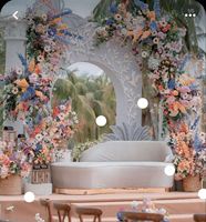 Y-H162 Groothandel Bruiloft Kunstbloemen Kleurrijke Wilde Bloem Zijde Bloemen Kunstbloemen Kunstbloemen Voor Bruiloft Decoratie