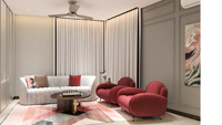 Canapé minimaliste de salon de loisir haut de gamme design Fauteuil lounge finition givrée Canapé simple pour la maison Luxe