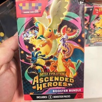 Pokemon English M2.5 Ascended Heroes Sealed Booster Bundle Holo Rare Full Art Collectible Trading Cards Gift Set