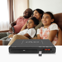 Lecteur portable KCR populaire, petit format, 1080P HD, OSD multilingue, PAL/NTSC automatique, écran 3,5 pouces pour home cinéma, télécommande