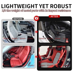 Bán chạy nhất khô sợi Carbon đua ghế TRIM xô thể thao ghế cho PORSCHE 718 911 GT3 RS - Product Image 4