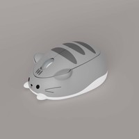 Akko Cat Theme 2.4G Plug and Play 1200 DPI Wireless Mouse Gaming Mekanik Dengan Dongle