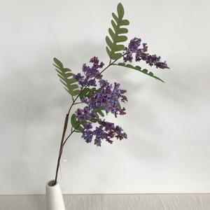 J-251230 Nuevo Diseño de Flores Artificiales de <span class=keywords><strong>Estambre</strong></span> de Árbol de Locust con 2 Ramas para Decoración del Hogar - Product Image 1
