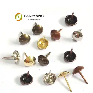 Yanyang Round Head Iron Decorative Upholstery Sofa Nails Staples Decorative Nails For Furniture Hardware Chair Nails