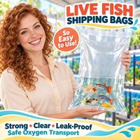 Sac de transport robuste pour poissons vivants 25*30 pour compétitions professionnelles – Solutions de stockage aquatique étanches pour l'extérieur