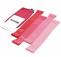 Bandas de resistencia con logo impreso personalizado, equipo de yoga, gimnasio, fitness, ejercicio