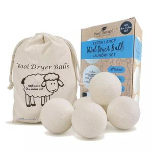 2025 vente en gros feutre sèche-cheveux nouvelle-zélande maison produits 2025 nouveautés écologiques <span class=keywords><strong>lessive</strong></span> laine sèche boules 6 Pc FBA DDP - Product Image 2