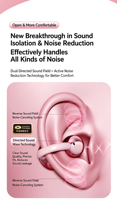 Earbuds TWS Best Seller Q132 2-in-1 Mirror BT, Pengisian Daya Tipe-C, Audio Resolusi Tinggi, Delay 60 Ms, Peredam Kebisingan ENC