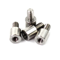 Entretoises hexagonales en laiton M2.5 3.5, sur mesure OEM, vis filetées en laiton, aluminium, acier inoxydable, vis d'entretoise