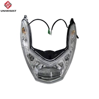 Nouveau phare de moto de remplacement de qualité supérieure, code OE standard, performances stables, conduite sur routes urbaines et rurales, garantie 1 an