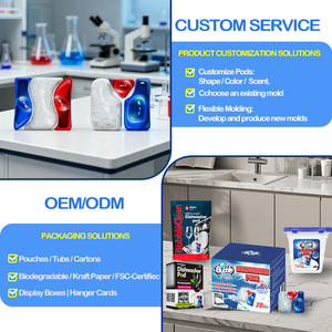 Comprimés pour lave-vaisselle écologiques Capsule Film soluble dans l'eau Détergent de <span class=keywords><strong>cuisine</strong></span> en poudre <span class=keywords><strong>Cuisine</strong></span> Graissage Dosettes organiques pour lave-vaisselle - Product Image 5