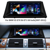 Lecteur vidéo de navigation Carplay, Android Auto, système Linux LELV pour BMW X5 E70 X6 E71 8,8 pouces 2007-2013