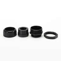 Connecteur de tuyau flexible en métal PA, filetage métrique PG/G, presse-étoupe industriel en nylon ondulé IP68 pour câble de 1,5 mm