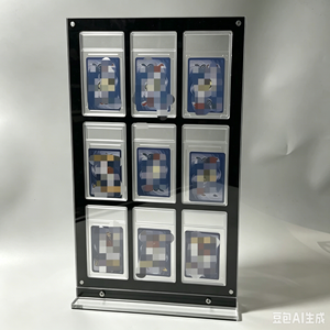 Customizable Modern <b>Acrylic</b> Card Slab Display Rack TCG Graded Card <b>Storage</b> Holder for Home Collection - Product Image 4