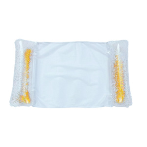 Flotador Inflable Transparente de PVC con Lentejuelas, 130x70cm, Hamaca Flotante para Piscina para Adultos - Product Image 5