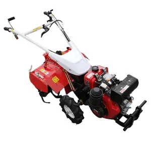 Handheld Micro Rotary Farm Machine for Tilling Small Spaces