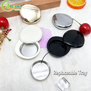 Solid and <b>Drop</b>-resistant Zinc Alloy Four-color Irregular-shaped Metal <b>Box</b> Solid Perfume Case Refill Solid Perfume Container - Product Image 4