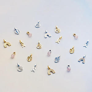 Xixi Bán Buôn Tùy Chỉnh Tự Làm Mặt Dây Charms Thời Trang Trang Sức Mặt Dây Chuyền Vàng Charms Cho Vòng Cổ Vòng Đeo Tay Làm - Product Image 3