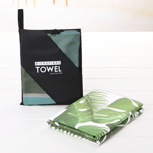De verde de moda al aire libre absorbente y secado rápido Digital impreso <span class=keywords><strong>Toallas</strong></span> de playa - Product Image 5