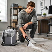 Nouvel aspirateur vapeur pour tapis, design innovant, chauffage rapide en 30 secondes, aspiration de 12 KPa pour canapé, tapis, matelas et siège de voiture