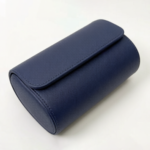 Étui de voyage pour montres en cuir, pour hommes et femmes, avec 3 emplacements, boîte de présentation marron pour montres-bracelets, forme rectangulaire - Product Image 4