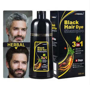 Herbal Color Hair Dye Shampoo Men's Hair Styling Products