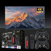 Nouveau Q9 PRO Clé de Jeu avec Manette Sans Fil 64G Android Box TV Console de Jeux Vidéo 28000+ Jeux