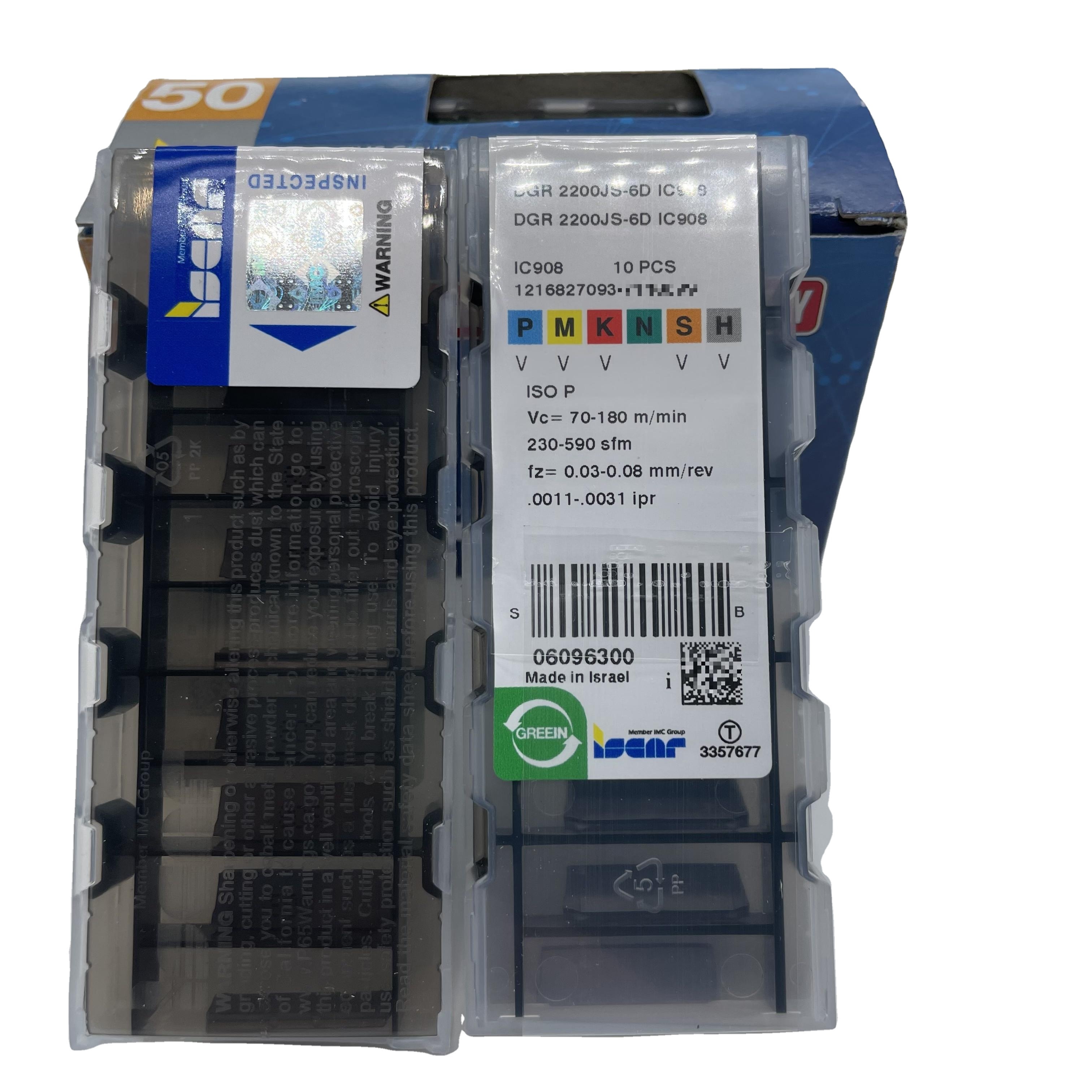 DGR 2200JS-6D IC908 карбидная вставка из карбида вольфрама, твердосплавные вставки, поворотный инструмент, гарантия