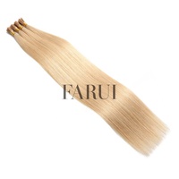 Extensions de cheveux 100% naturels à pointe I, pré-collées, double épaisseur, Remy européennes, qualité salon, vente en gros, 1g 0.8g