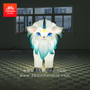 Unicorno Gonfiabile Personalizzato a 360 Gradi con Sfumature, Mascotte ad Aria Resistente per Festival, Parate ed Eventi a Tema - Product Image 4