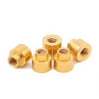 Écrou d'insertion fileté M2 M2.5 M3 SMD en laiton nickelé, entretoise ronde pour PCB, écrou femelle à montage en surface