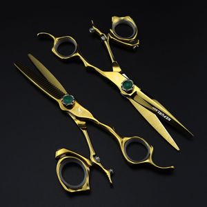 6,0-Zoll Nepson Goldenes Friseurset mit Scharfer Klinge: Haarschere, Flachschere, Effilierschere, Ausdünnungsschere - Product Image 3