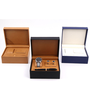 Boîte de rangement pour montres en cuir sur mesure avec fente pour carte et compartiments pour outils pour accessoires de luxe - Product Image 6