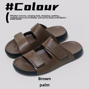 Sandales à Enfiler Sportives d'Été K-Style pour <span class=keywords><strong>Homme</strong></span>, Pantoufles d'Intérieur à Semelle Épaisse et <span class=keywords><strong>Velcro</strong></span> avec Semelle Intérieure en PU - Product Image 6