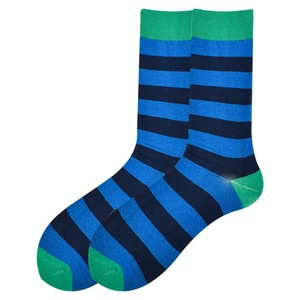 <span class=keywords><strong>Chaussettes</strong></span> mi-mollet tendance à motif lignes attrayantes en coton antidérapantes, prix bas, vente en gros, personnalisables, confortables pour femmes, printemps-automne - Product Image 4