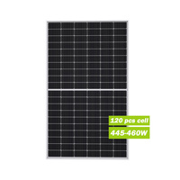 Panneaux solaires monocristallins transparents PERC à demi-cellules OEM Power TUV 450W-1000W, module PV pour système de panneaux solaires