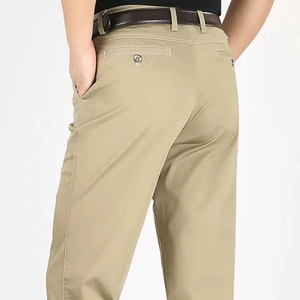 <span class=keywords><strong>Pantalon</strong></span> décontracté <span class=keywords><strong>homme</strong></span> style printemps-automne, coupe ample, taille mi-haute, formel et professionnel, avec braguette zippée longue, en tissu peigné, tendance - Product Image 6