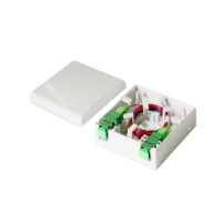 Panneau de prise 86 GPMB-B ignifuge à prix d'usine, panneau de bureau en fibre optique SC 2 cœurs de haute qualité, adapté à un usage domestique