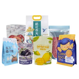 Clear Window Spices Season ing Verpackungs tasche Benutzer definiertes Druckpapier Stand Up Pouch Food Packing Bags zum Würzen