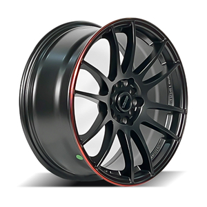 Rines Deportivos Kipardo <span class=keywords><strong>de</strong></span> 18 <span class=keywords><strong>y</strong></span> 19 Pulgadas para Autos <span class=keywords><strong>de</strong></span> Pasajeros, Aleación 5x114.3, Acabado Negro con Línea Roja, Rines <span class=keywords><strong>de</strong></span> Aluminio Forjado - Product Image 3