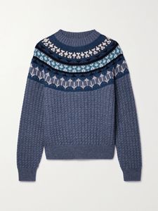 Femmes Fair Isle chandails Vintage Argyle Islande Norvège <span class=keywords><strong>pull</strong></span> coloré col rond à manches longues <span class=keywords><strong>pull</strong></span> <span class=keywords><strong>pull</strong></span> hauts - Product Image 2