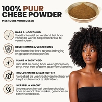 Luxfume 100% Bubuk Chebe Alami Produk Perawatan Rambut Khusus Merangsang Pertumbuhan Rambut Menutrisi untuk Penggunaan Sehari-hari Memperbaiki Rambut Kering