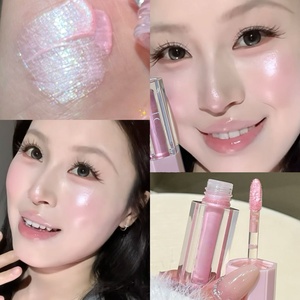 OEM Aangepaste Logo Vloeibare Gezichtshighlighter Hooggepigmenteerde Shimmer Bronzer Make-up <span class=keywords><strong>Glow</strong></span> - Product Image 5