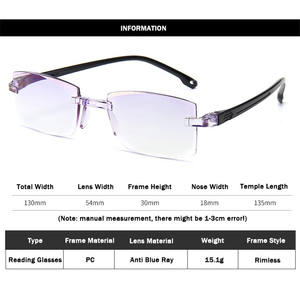 <span class=keywords><strong>Gafas</strong></span> de Lectura Ahora Anti Luz Azul para <span class=keywords><strong>Hombre</strong></span> y Mujer, Sin Montura, para <span class=keywords><strong>Presbicia</strong></span>, <span class=keywords><strong>Gafas</strong></span> con Filtro de Luz Azul +1.0 <span class=keywords><strong>1.5</strong></span> 2.0 2.5 - Product Image 5