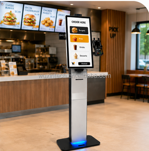 ระบบตู้คีออสก์บริการตนเองแบบ AI สำหรับร้านอาหารพร้อมเครื่องพิมพ์, NFC, คิวอาร์โค้ด และเครื่องอ่านลายนิ้วมือ สำหรับการสั่งอาหารแบบเร็ว - Product Image 5