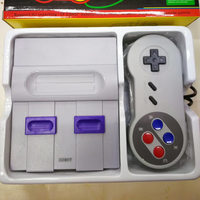 Console de jeu portable SNES 32 bits HD TV SN-200 pour le commerce extérieur, avec 12 jeux intégrés, compatible FC rouge et blanc